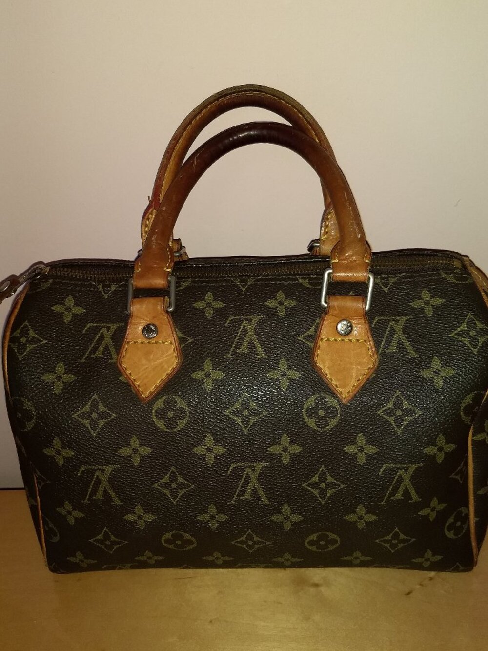 Louis Vuitton Monogram M41528 Brown Canvas France Vintage Bag. - Picture 2 of 14